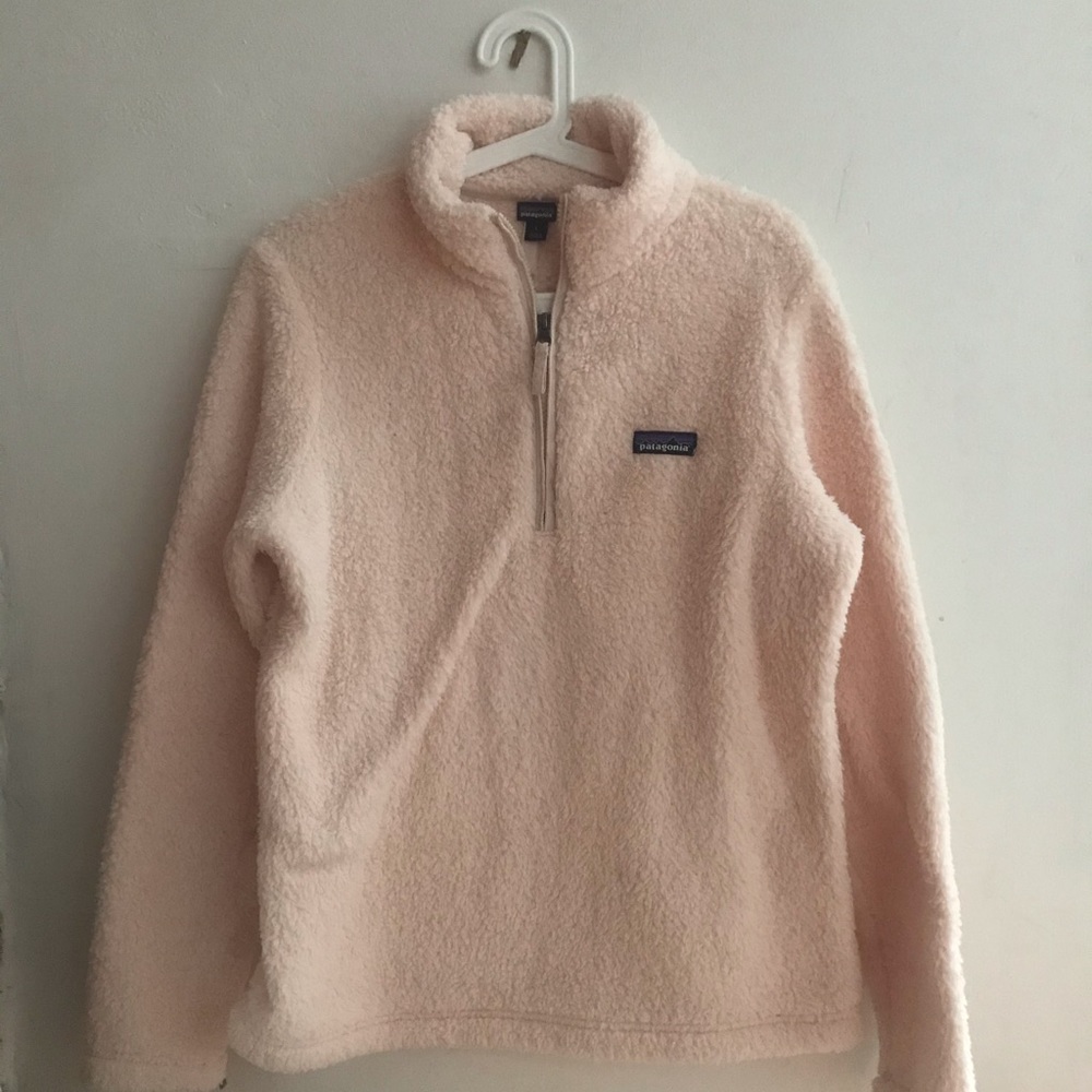 Women's Patagonia Creamy Pink Half-Zip Fleece